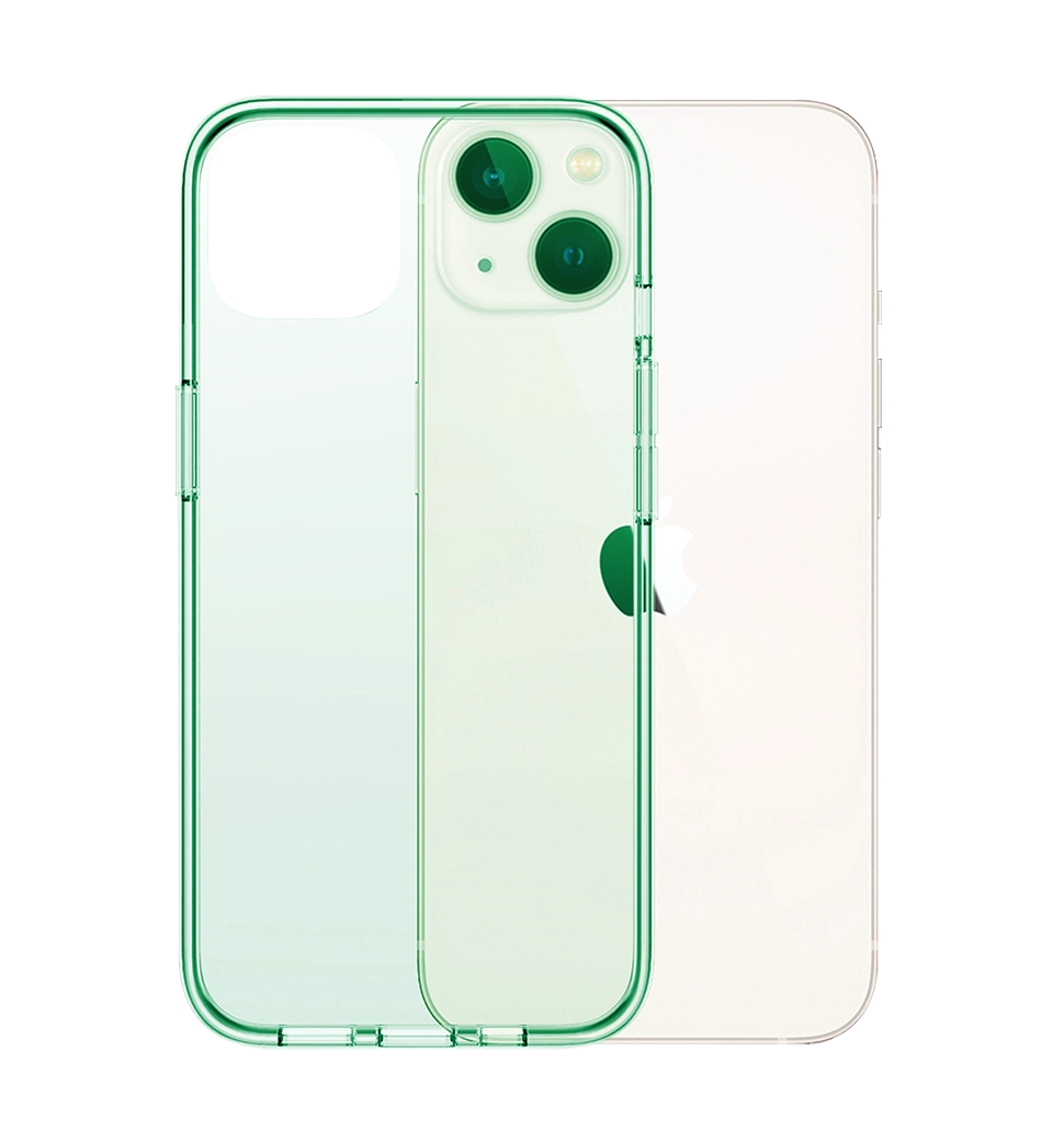 Чехол ClearCase for Apple iPhone 2021 6.1'', Lime AB (0334)