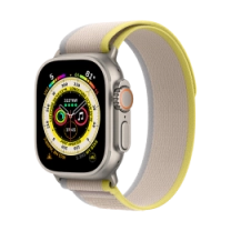 Смарт-часы Apple Watch Ultra 49mm Titanium Case with Yellow/Beige Trail Loop - M/L (MQFU3)