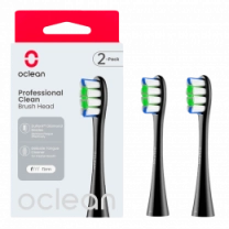 Насадка для зубної електрощітки Oclean P1C5 B02 Professional Clean Brush Head Black (2 шт) (6970810553857)