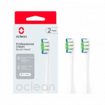 Насадка для зубної електрощітки Oclean P1C1 W02 Professional Clean Brush Head White (2 шт) (6970810553765)