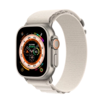 Смарт-часы Apple Watch Ultra 49mm Titanium Case with Starlight Alpine Loop - Large (MQFT3)