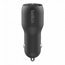 АЗП Belkin Car Charger 24W Dual USB-A, black (CCB001BTBK)