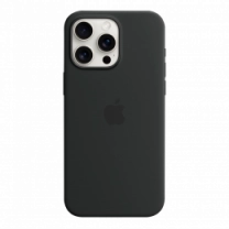 Чохол Силіконовий iPhone 15 Pro Silicone Case with MagSafe Black (MT1A3)