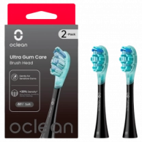 Насадка для зубної електрощітки Oclean UG02 B02 Ultra Gum Care Brush Black (2 шт) (6970810553567)