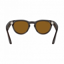 Смарт-окуляри Ray-Ban Meta Headliner Matte Rebel Black/Brown with blue-violet light (RW4009 675483 50-23)